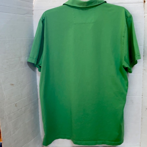 Banana Republic Men L Fitted Short-Sleeve Fima Polo Shirt with Front Pocket - Picture 2 of 3